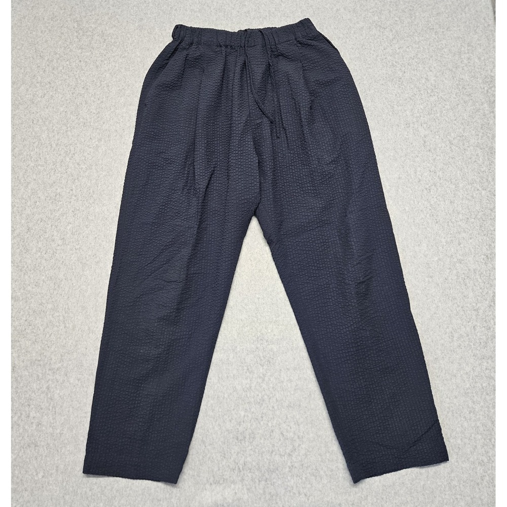 Grei New York Women's Virago Seersucker  Sz O/1‎  In Midnight Blue Quiet Luxury - Picture 4 of 15